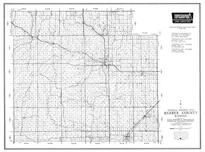 Barber County, Medicine Lodge, Sharon, Sun City, Isabel, Hardner, Kiowa, Hazelton, Kansas State Atlas 1958 County Highway Maps
